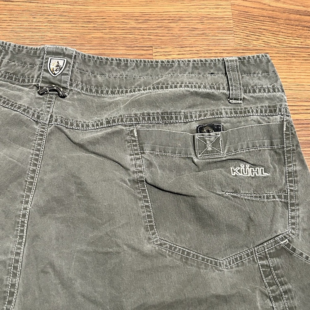 KUHL Ramblr Shorts Vintage Patina Dye Men's Size 40 Brown Cotton Nylon Hiking - Picture 9 of 11